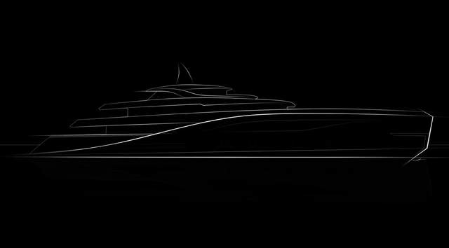 Admiral lays keel of ‘Blue Marlin’ hybrid superyacht