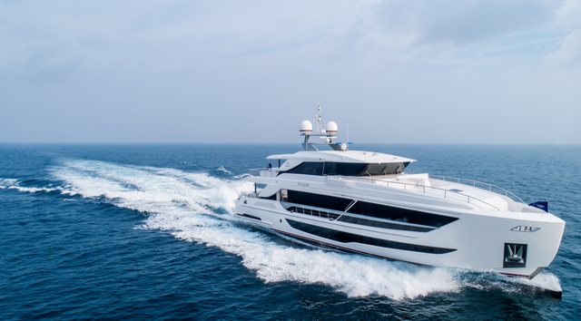 Horizon Yachts launch second FD102 hull To-Kalon