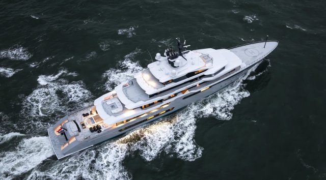 Watch the 111m Oceanco Superyacht Leviathan Begins Sea Trials in the Netherlands