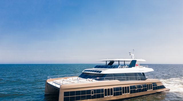 Environmentally friendly 80 Sunreef Power Eco debuts in America