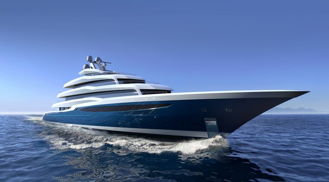 Turquoise Yachts reveals 84m superyacht Project Atlas