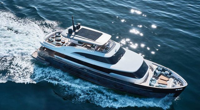 Azimut present first look renderings of completed Magellano 25 Metri