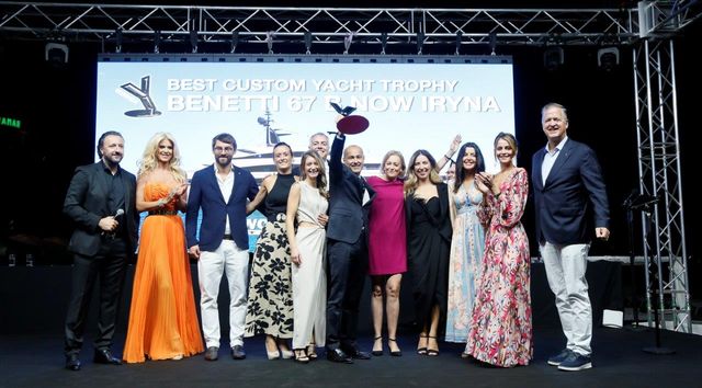 Benetti Superyacht IRYNA Wins 'Best Custom Yacht'