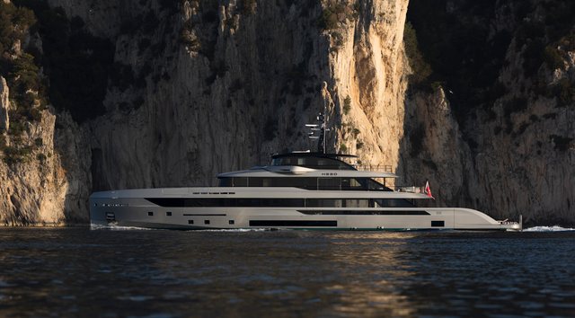 Rossinavi Superyacht Heed under way 