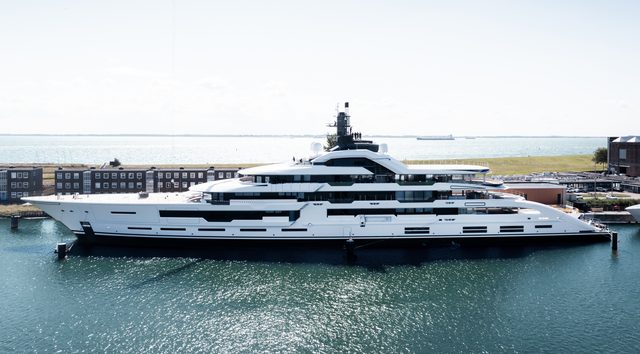 Superyacht Project Tanzanite Launched as the Largest Dutch-Built Vessel by Amels