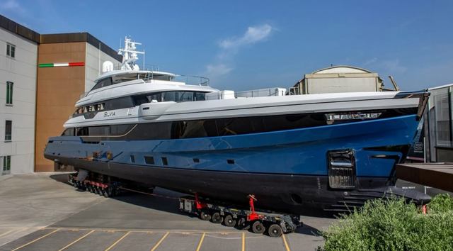 Second Admiral Panorama Superyacht Silvia Prepares for Launch Following First Hull Delivery