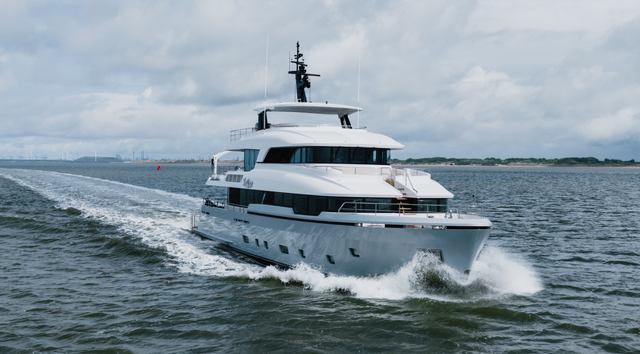 Eighth Moonen 122 Martinique Superyacht Lollipop Completes North Sea Sea Trials 