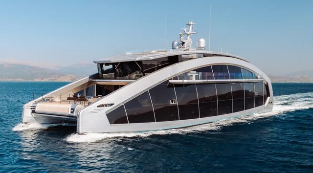 Radical 44m Tecnomar catamaran This Is It offered for sale for first time
