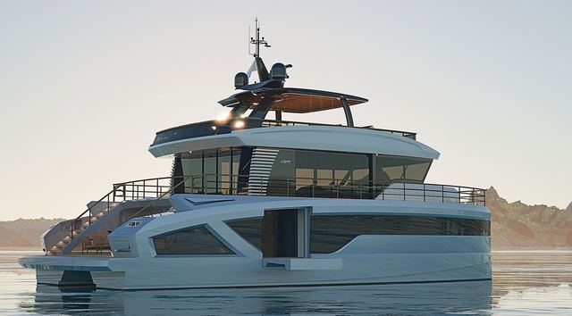 Watch the First Lazzara LPC 300 Catamaran Underway in New Video Ahead of 2025 CYF Debut 