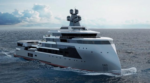 Redesigned 89m Explorer Yacht Concept Project LONTANO Revealed by Brythonic Yachts