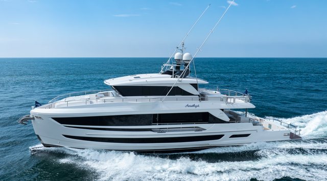 Horizon Launches FD80 Yacht AMETHYST With First Fishing Cockpit