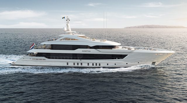 Watch Heesen’s 55m Steel Superyacht Agnetha Undergo Her Sea Trials