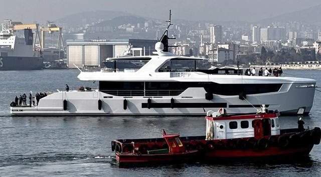 40m Custom Superyacht Aisha Delivered Following Build at Anadolu Shipyard