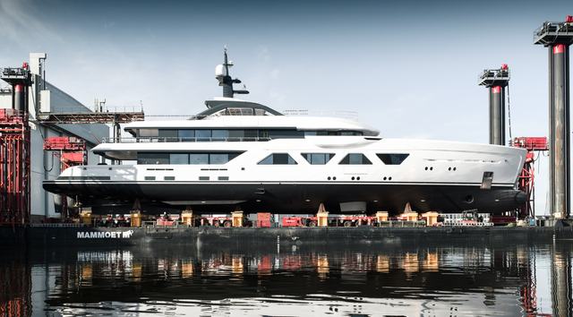 New Amels 60 Superyacht Launched and Sold as Final Outfitting Begins