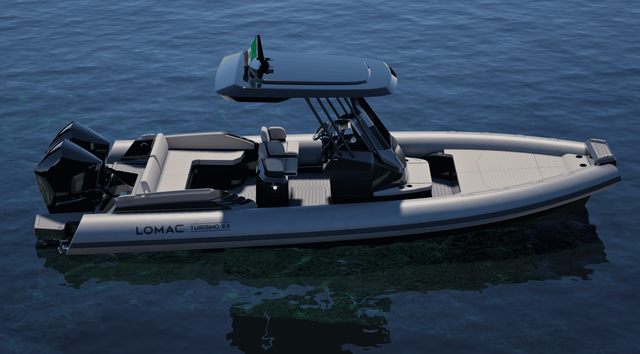 New Lomac Turismo 8.5m RIB Unveiled With Military-Inspired Styling 