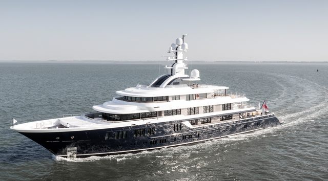 79m Delta Marine Superyacht Albatross Relaunched as Moonstone