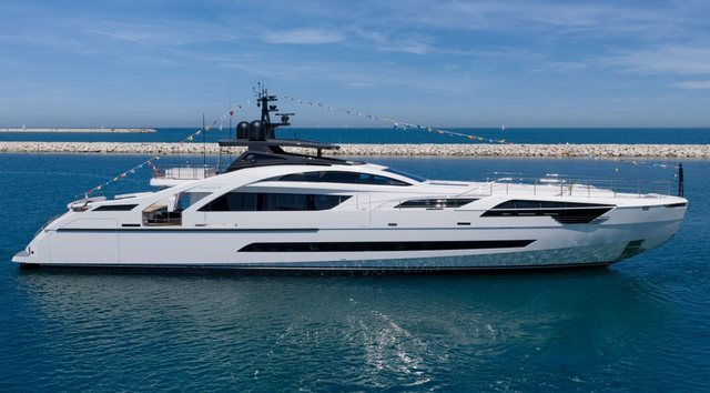 Pershing Launches Fifth 43m Pershing 140 Superyacht at Ancona Yard