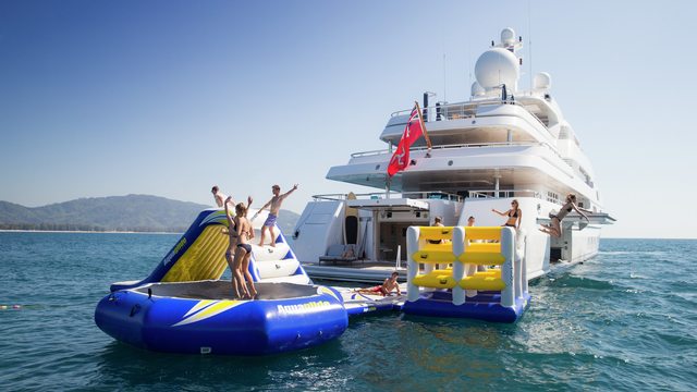 Yacht Inflatables: A Private Waterpark 