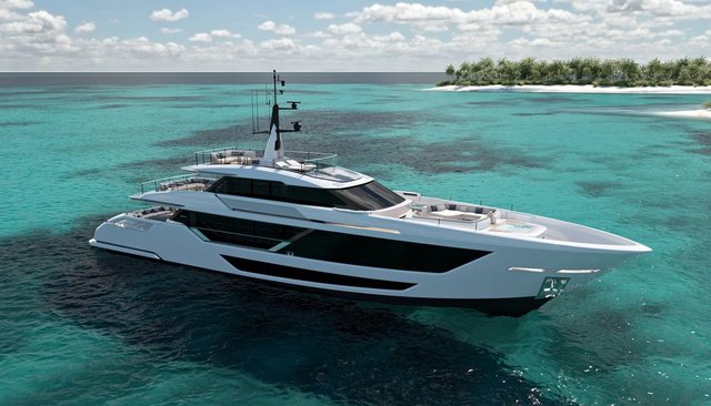 Custom Line Rebrands Planing Range as Saetta and Reveals New 40m Saetta 128’ Yacht
