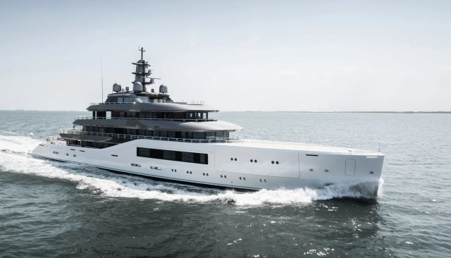 First Hybrid Amels 80 Superyacht Begins Sea Trials