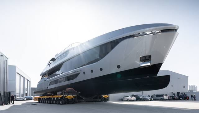 WATCH: 40m Superyacht Shine Launches as Van der Valk’s Largest Vessel to Date