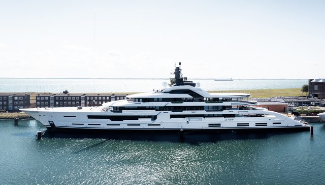 Superyacht Project Tanzanite Launched as the Largest Dutch-Built Vessel by Amels
