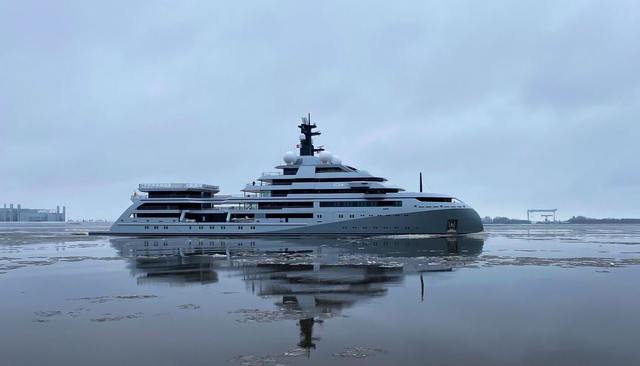 110m Lürssen superyacht O3 heads to sea trials ahead of 2026 delivery