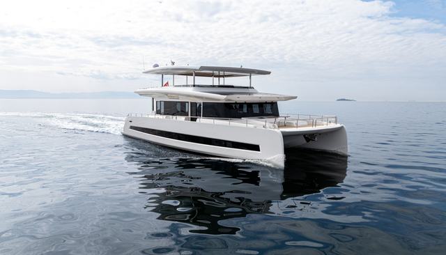 First Look: New Images Released of VISIONF Yachts First All-Electric E-Cat 80