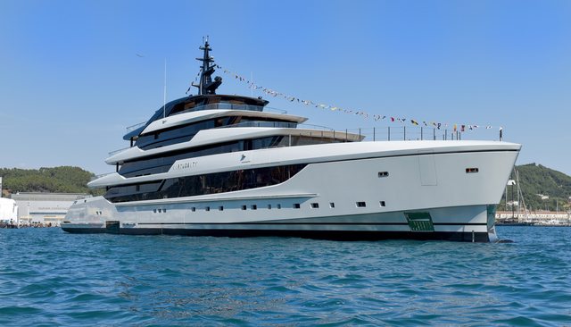 WATCH: Sanlorenzo Launches Second 74Steel Superyacht Virtuosity With Underwater Aquarium