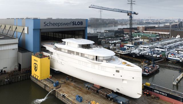 First Look: Secretive 72m Feadship 719 Superyacht Emerges for First Time