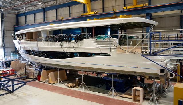 Princess X90 Yacht Reaches Key Build Milestone Ahead of Summer Debut