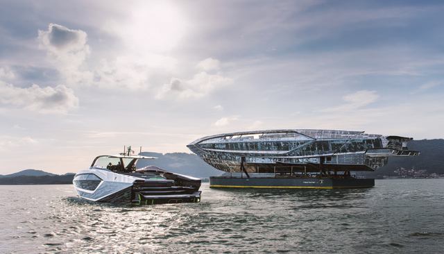 First Tecnomar for Lamborghini 101 Yacht Enters Outfitting Phase  