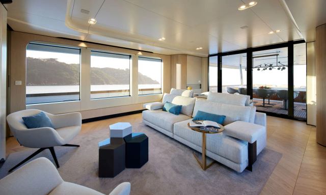 Floating Loan yacht Custom Interior Design