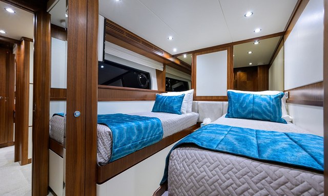 Sanibella yacht Spacious Accommodations