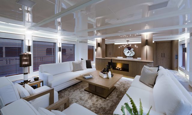 Liquid Sky yacht Luxurious Interiors