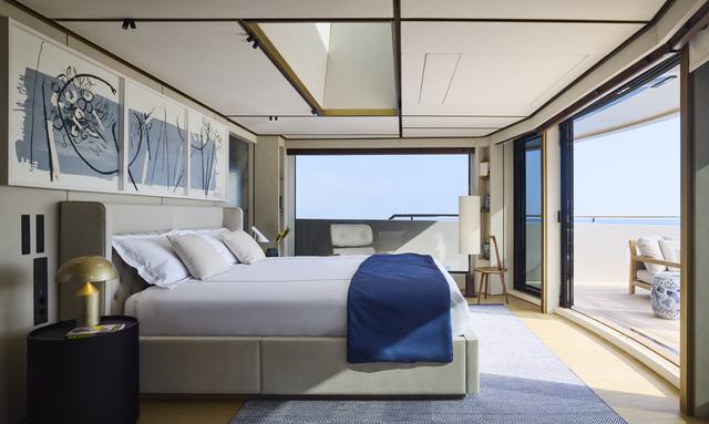 O'Neiro yacht Glass-Wrapped Living Spaces
