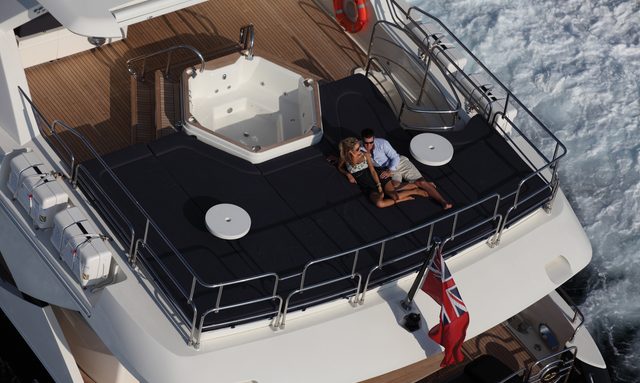 Deep Sea yacht Flybridge Entertainment Deck