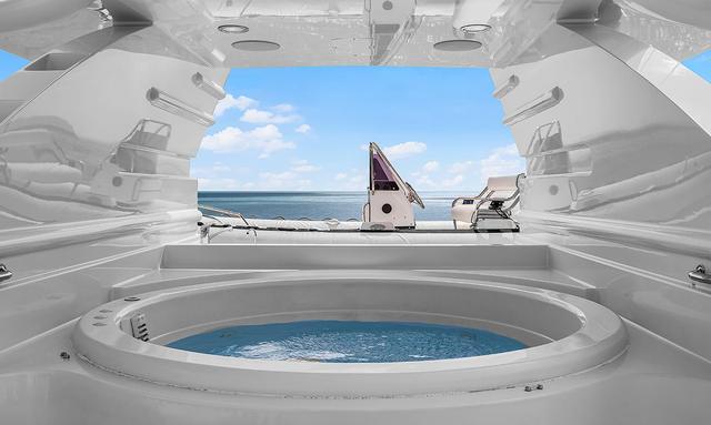 Chanson yacht Sun Deck, Spa, and Tender