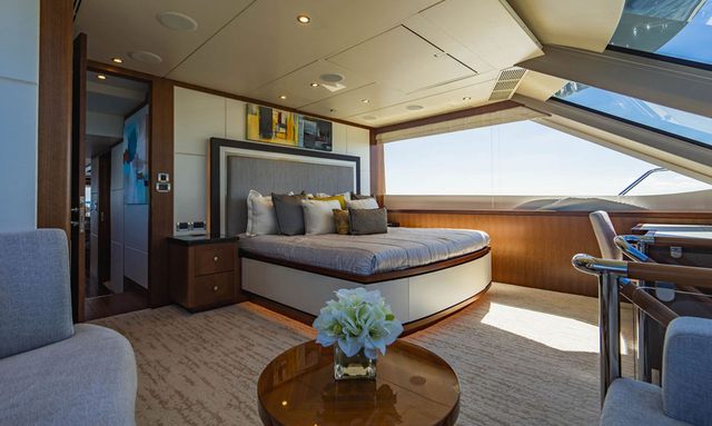 Cover Girl yacht Main Deck Owner Stateroom