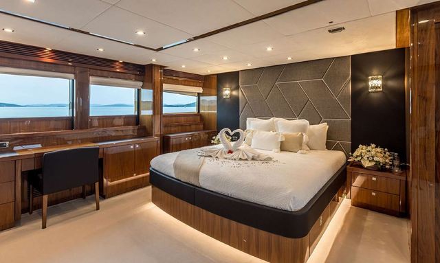 Andromeda yacht Luxurious Accommodations