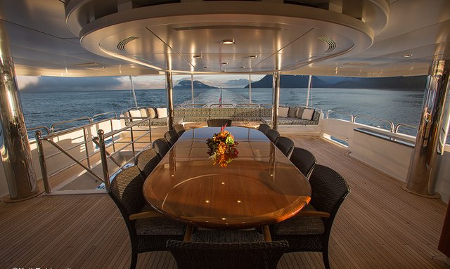 D’Natalin IV yacht Enclosed Aft Deck