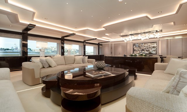 O'Pari yacht Yin and Yang-style interiors