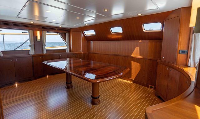 Nereus yacht Formal Dining Room