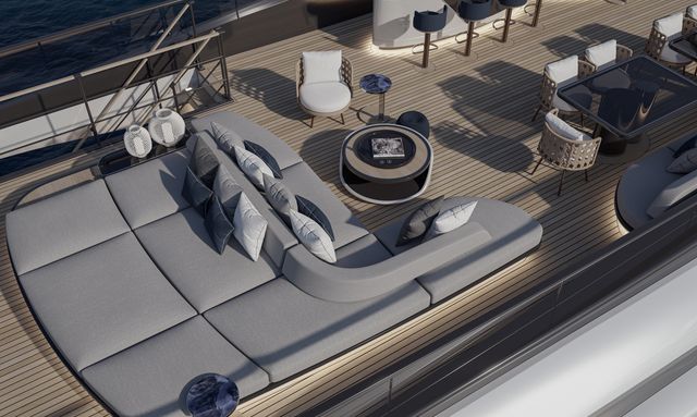 Unica 45M/ 02 yacht Fly Deck Retreat