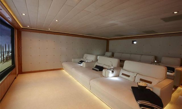 Ebony Shine yacht Cinema