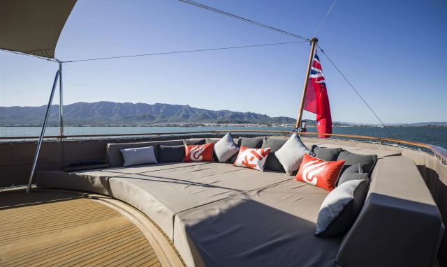 La Fenice yacht Sun Deck with a View