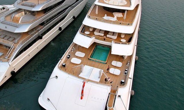 Vava II yacht Deck Areas