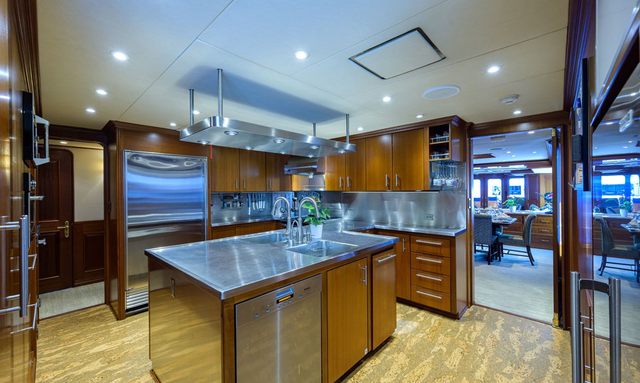 Legacy yacht Capacious Galley