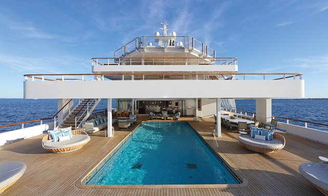 Andromeda yacht Swimming Pool Deck