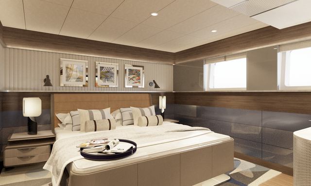 Spitfire yacht Full-Deck Master Suite